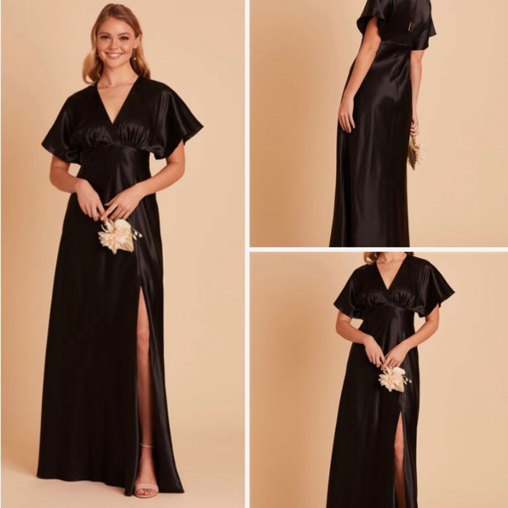 Black Satin Dress